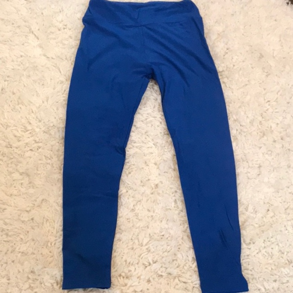Lularoe blue leggings NWOT